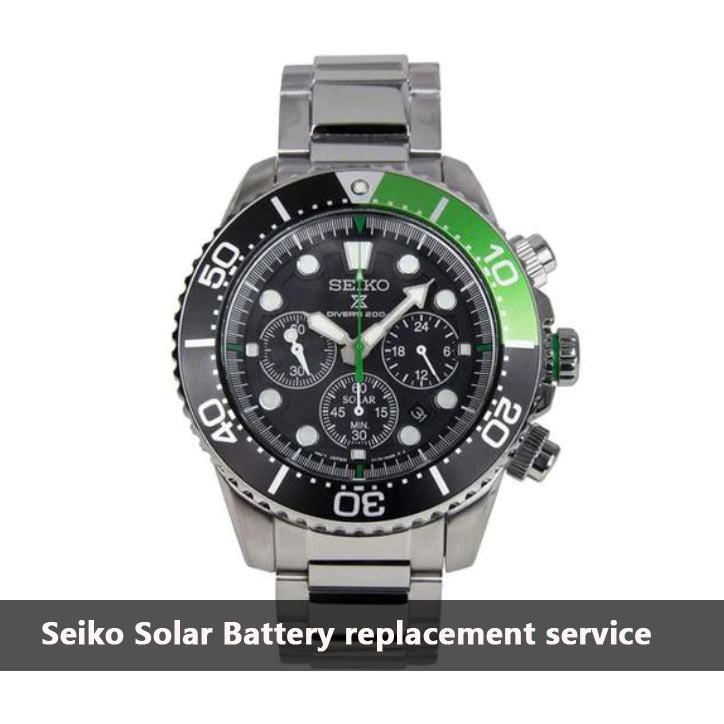 Seiko Solar battery replacement Service –1