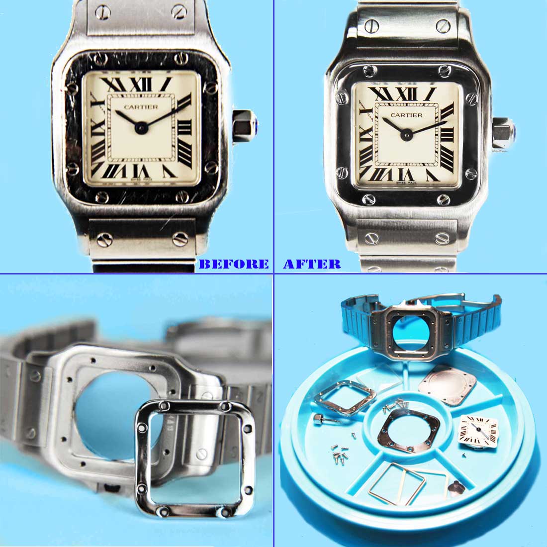 cartier watch polishing service