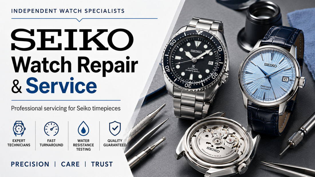 Expert Seiko Repair in Central Singapore, Done Fast