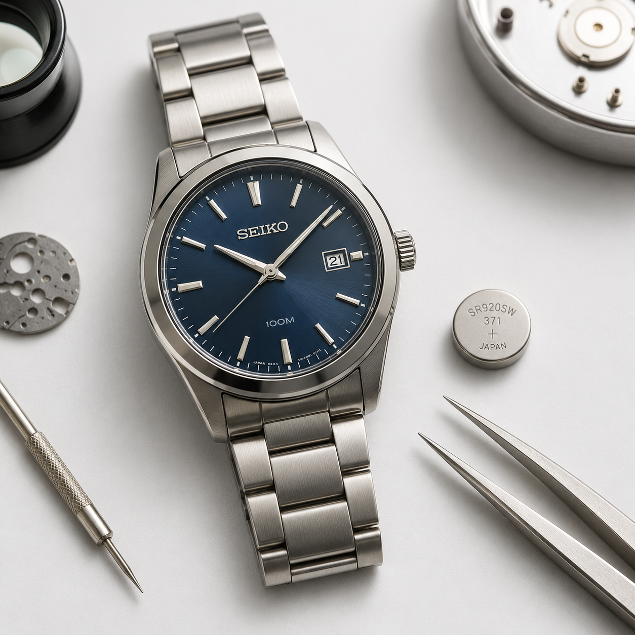 Change battery for Seiko watches