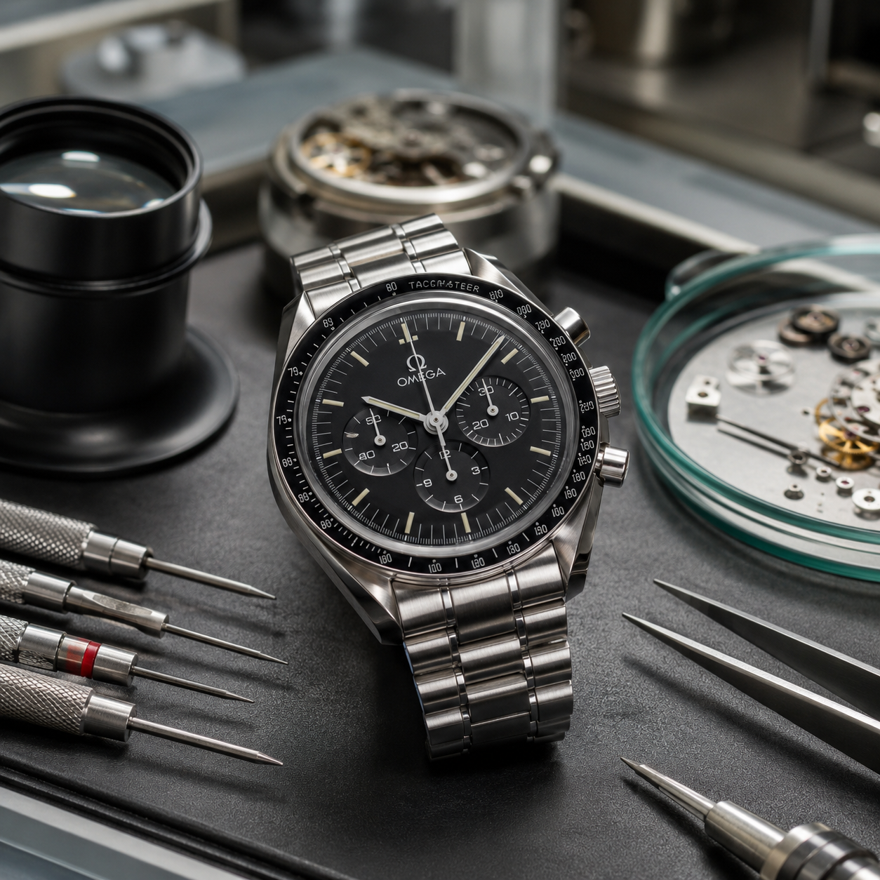 Omega watch servicing and repair
