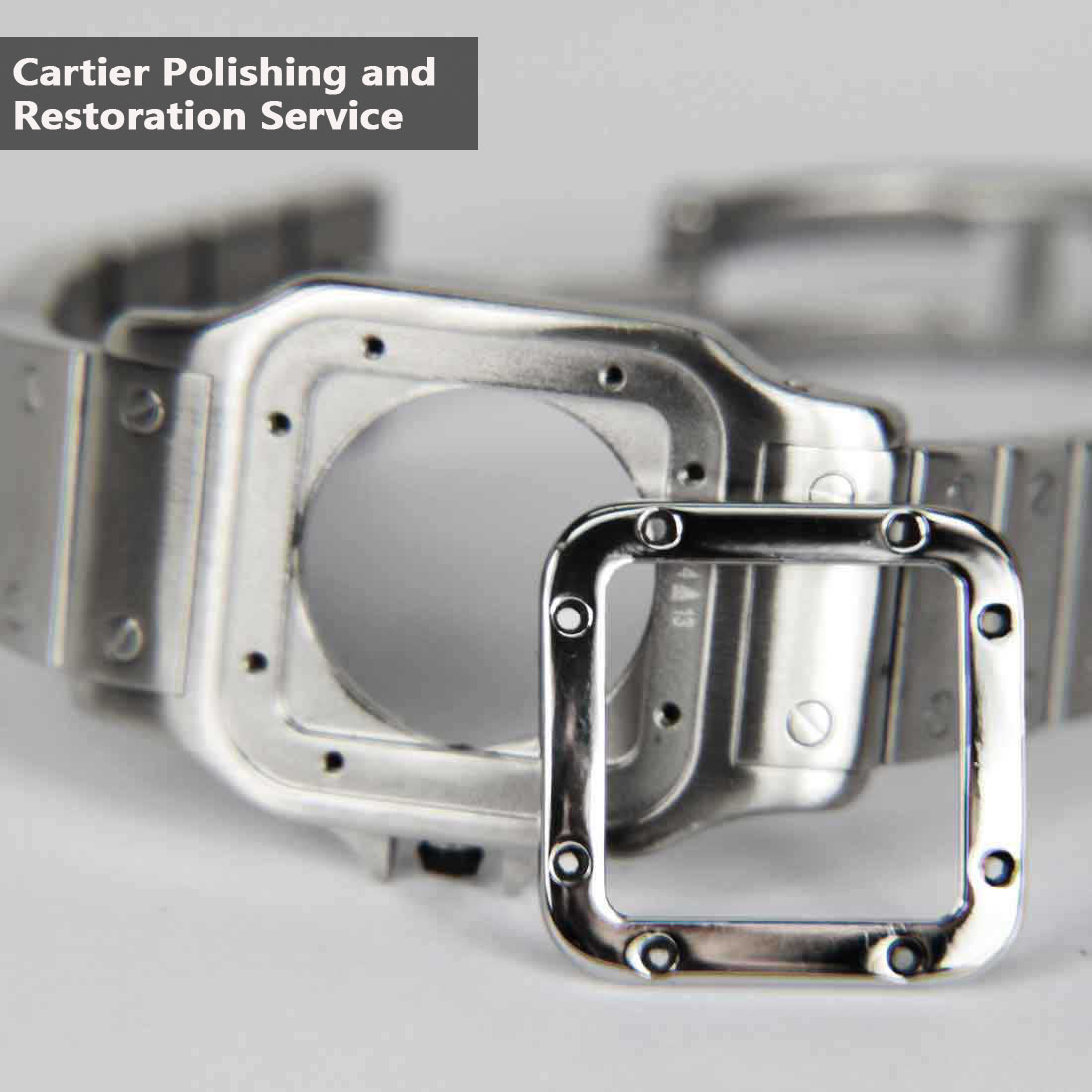 Polishing and restoration service for cartier watches