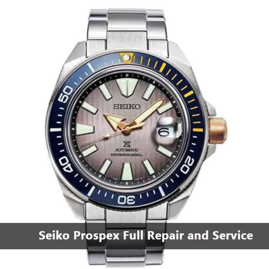 Full service for Seiko prospex watches