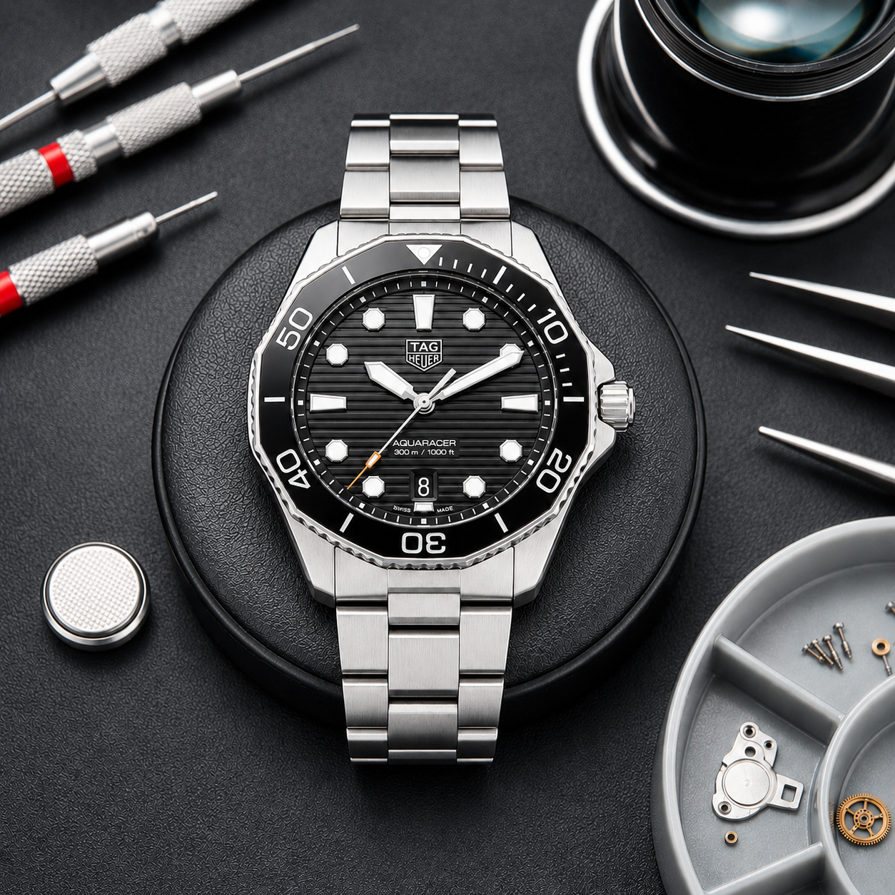 Battery replacement service for Tag Heuer watches Singapore
