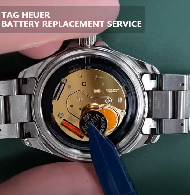 Battery replacement service for Tag Heuer watches Singapore