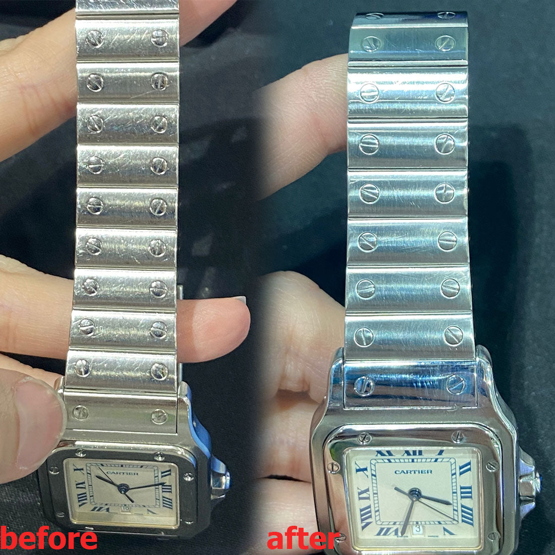 Cartier watch polishing cost new arrivals