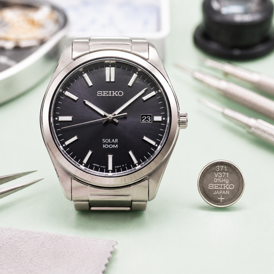 Change Solar cell for Seiko watch here