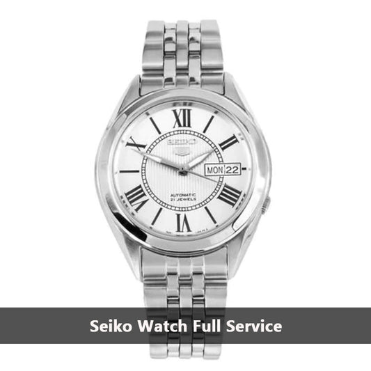 Seiko 5 automatic 7S26C 7S36C watch repair and  complete service